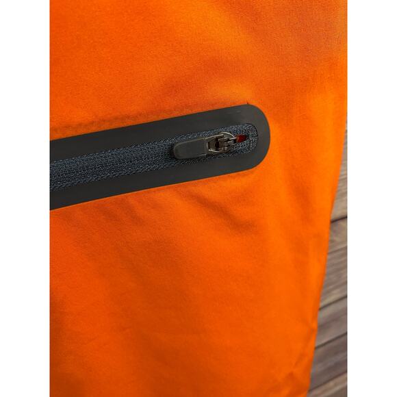 No Boundaries Orange Surf Shorts – Men’s 38– Zip Pocket – Drawstring Waist - Picture 4 of 8